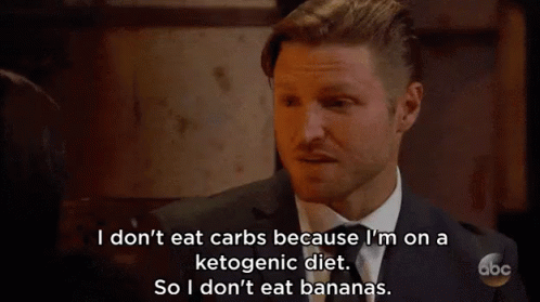 I Don'T Eat Carbs Because I'M On A Ketogenic Diet GIF - Keto Keto Diet Ketogenic GIFs