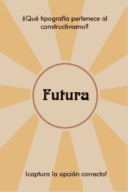 the word futura is in a circle on a yellow background