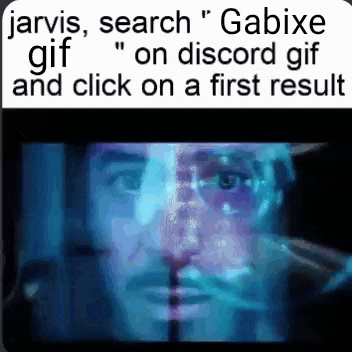 a gif of a man 's face is on a discord gif and click on a first result