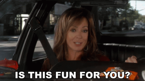 Is This Fun For You Bonnie Plunkett GIF - Is This Fun For You Bonnie Plunkett Allison Janney GIFs