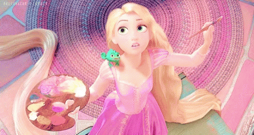 Tangled Looking GIF - Tangled Looking Painting GIFs