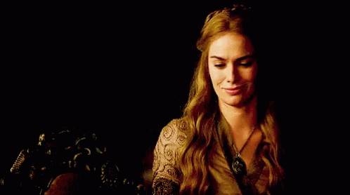 Giggle Cersei Lannister Excited Girl GIF - Giggle Cersei Lannister Excited Girl Excited GIFs