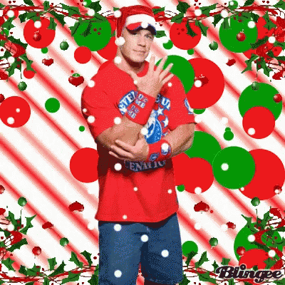 John Cena Happy Holidays GIF - John Cena Happy Holidays Snowing GIFs