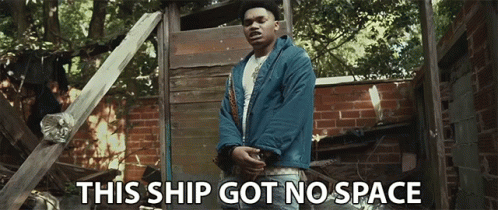 This Ship Got Not Space No More Room GIF - This Ship Got Not Space No More Room No New Friends GIFs