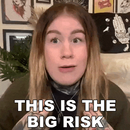 This Is The Big Risk Lauren Petrie GIF - This Is The Big Risk Lauren Petrie Treacle Tatts GIFs