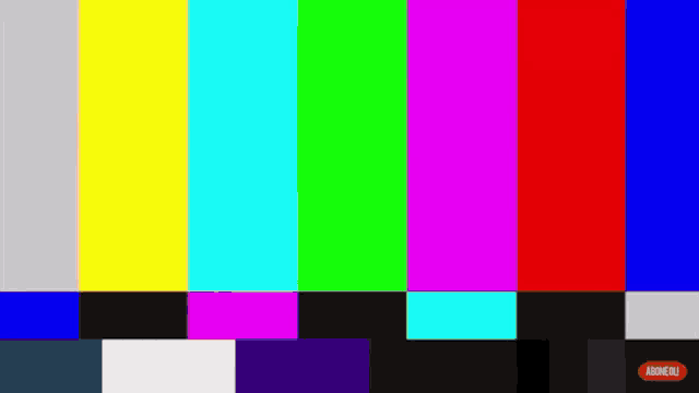 a colorful screen with a red arrow pointing to the subscribe button