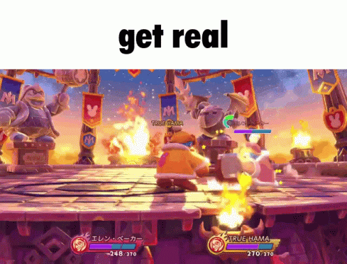 Get Real Kirby GIF - Get Real Kirby Dedede GIFs