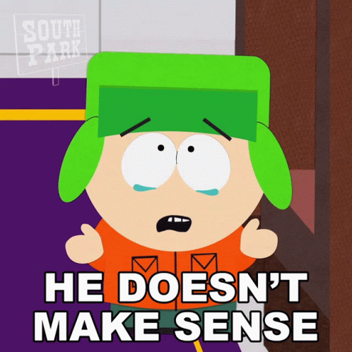 He Doesnt Make Sense Kyle Broflovski GIF - He Doesnt Make Sense Kyle Broflovski South Park GIFs