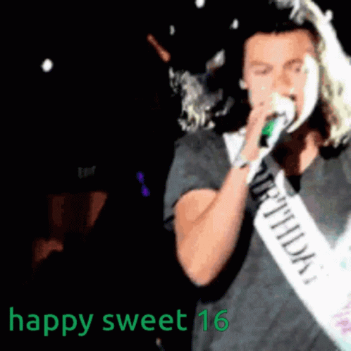 Happy Birthday Harry Styles GIF - Happy Birthday Harry Styles One Direction GIFs