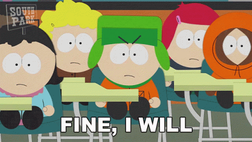 Fine I Will Kyle Broflovski GIF - Fine I Will Kyle Broflovski South Park GIFs