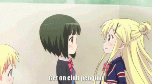 Club Penguin Kissing Get On Club Penguin Uwu GIF - Club Penguin Kissing Get On Club Penguin Uwu GIFs