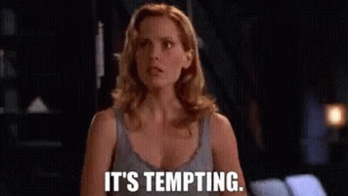 It Is Tempting GIF - It Is Tempting Yes Or No GIFs