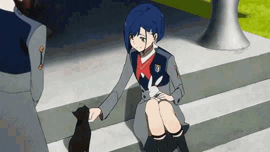 Anime Darling In The Franxx GIF - Anime Darling In The Franxx Pet GIFs
