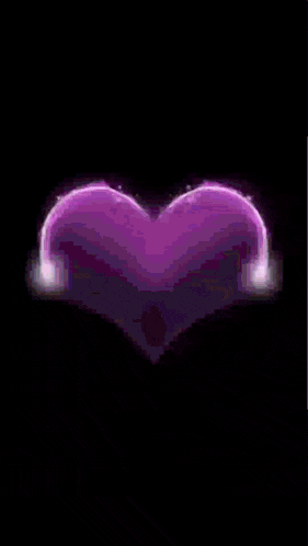 a cartoon girl with a purple heart and the words bau bau bau bibir below her