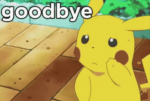 Pikachu Sad GIF - Pikachu Sad Goodbye GIFs
