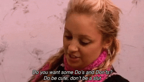 Advice Nicole Richie GIF - Advice Nicole Richie Dos And Donts GIFs