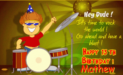 Birthday Wishes 13th Birthday GIF - Birthday Wishes 13th Birthday Happy Birthday GIFs