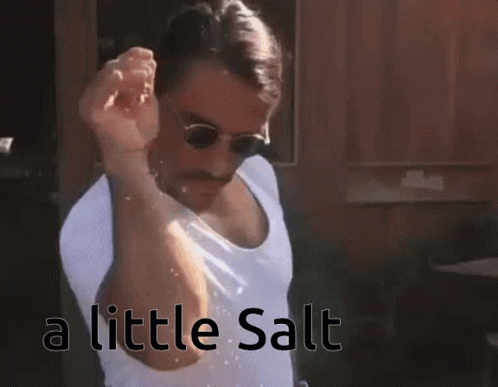 A Little Salt Salt GIF - A Little Salt Salt Sprinkling Salt GIFs
