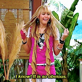 Hannah Montana I Know It Is So Obvious GIF - Hannah Montana I Know It Is So Obvious Its Obvious GIFs