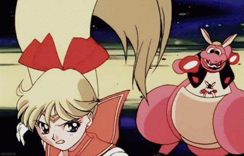 Sailor Venus Punch GIF - Sailor Venus Punch Fight GIFs