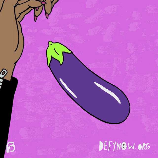 Eggplant Condom GIF