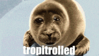 a seal with the word tropitrolled written above it