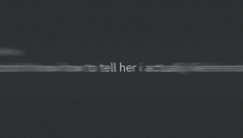 a black and white image with the words " tell her face " on it