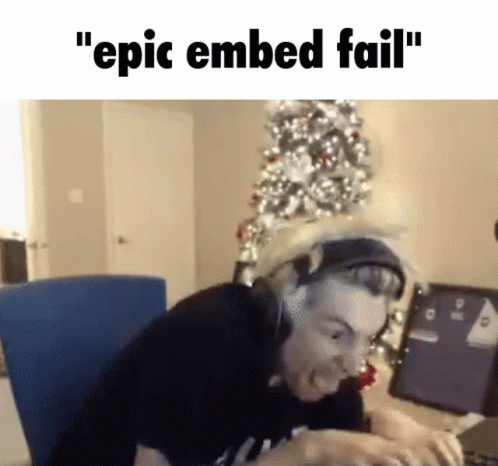 Epic Embed Fail Xqc GIF - Epic Embed Fail Xqc Milkshakemp3 GIFs