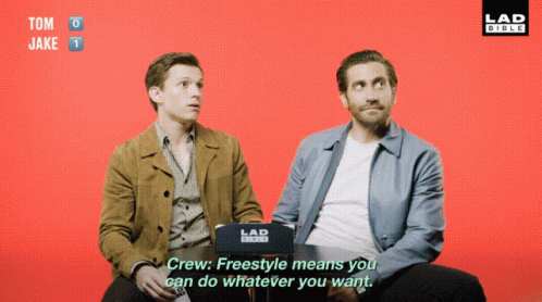 Tom Holland Jake Gyllenhaal GIF - Tom Holland Jake Gyllenhaal Laughs GIFs