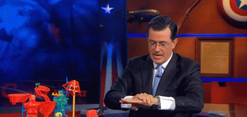 Freak Out GIF - Late Night Fake News Colbert Report GIFs