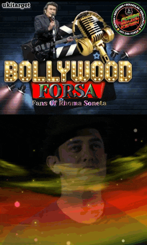 a poster for bollywood forsa fans of rhoma sonata