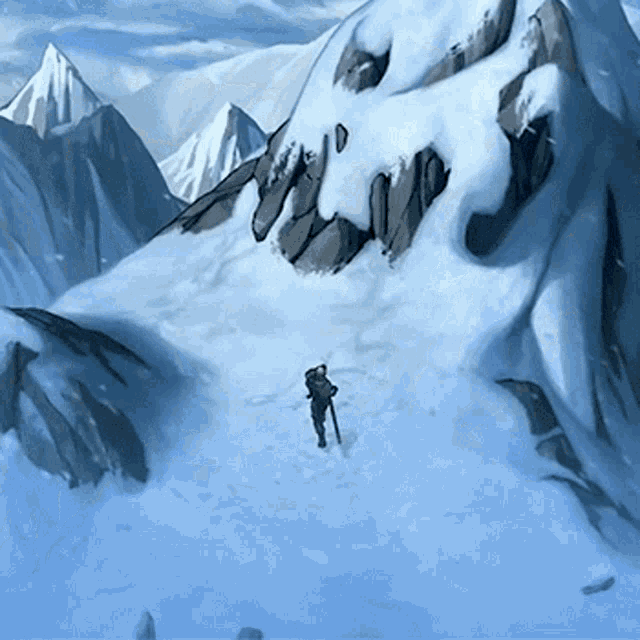 Hiking The Mountain Meve GIF - Hiking The Mountain Meve The Witcher GIFs