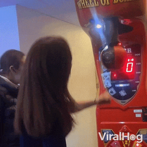 Punching Viralhog GIF - Punching Viralhog Playing Wheel Of Boxing GIFs