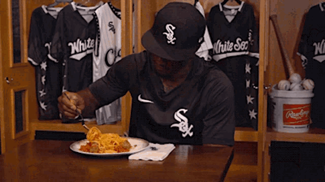 Chicago White Sox Tim Anderson GIF - Chicago White Sox Tim Anderson Pasta GIFs
