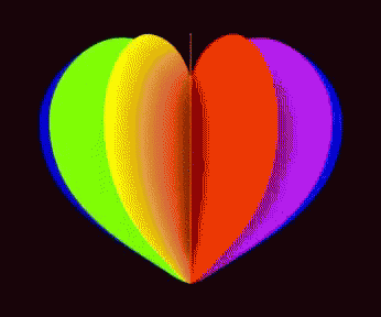 Heart Rainbow Heart GIF - Heart Rainbow Heart Love Wins GIFs