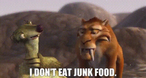 Ice Age Diego GIF - Ice Age Diego I Dont Eat Junk Food GIFs