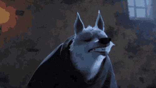 a picture of a wolf and the word fear