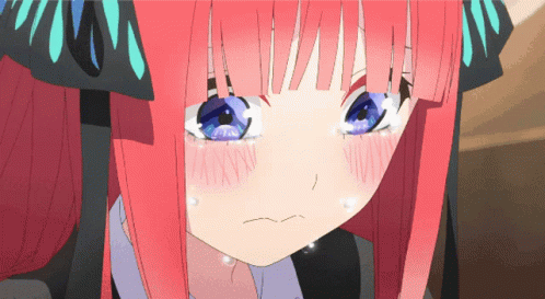 Crying The Quintessential Quintuplets GIF - Crying The Quintessential Quintuplets Nakano Miku GIFs