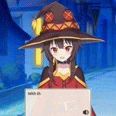 a girl wearing a witch hat is holding a box that says wish th