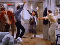 Happy Dance Seinfield GIF - Happy Dance Seinfield Excted GIFs