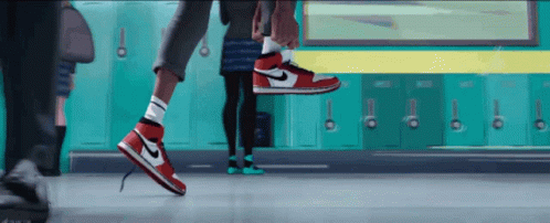 Spiderverse Miles GIF - Spiderverse Miles Boot GIFs