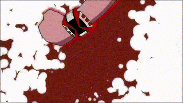 a cartoon drawing of a person 's hand with a x on it