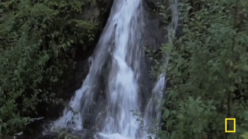 Fast Flowing Water Waterfall GIF - Fast Flowing Water Waterfall Natural Water Source GIFs
