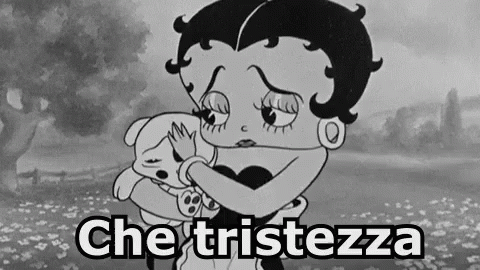 Tristezza Che Tristezza Piango Sono Triste Betty Boop GIF - Sadness How Sad Im Sad GIFs