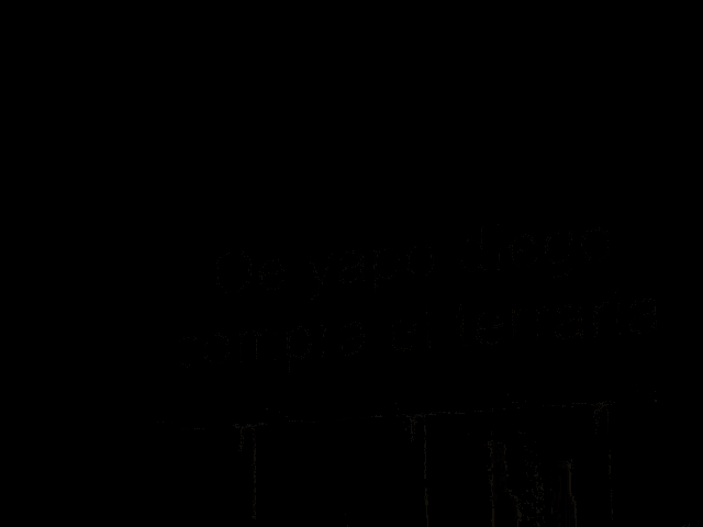 a sign that says apo diego a el terraria in front of a city skyline