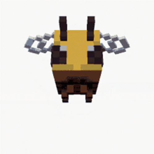 Bee Bee Spin GIF - Bee Bee Spin Minecraft Bee GIFs
