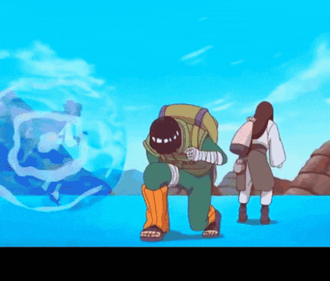 a man in a green outfit is kneeling down in front of a woman