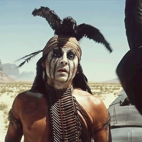The Lone Ranger GIF - Johnny Depp Hi Hello GIFs