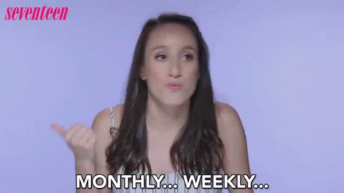 Monthly Weekly GIF - Monthly Weekly Bills GIFs