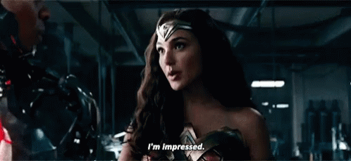 Wonder Woman Im Impressed GIF - Wonder Woman Im Impressed Gal Gadot GIFs